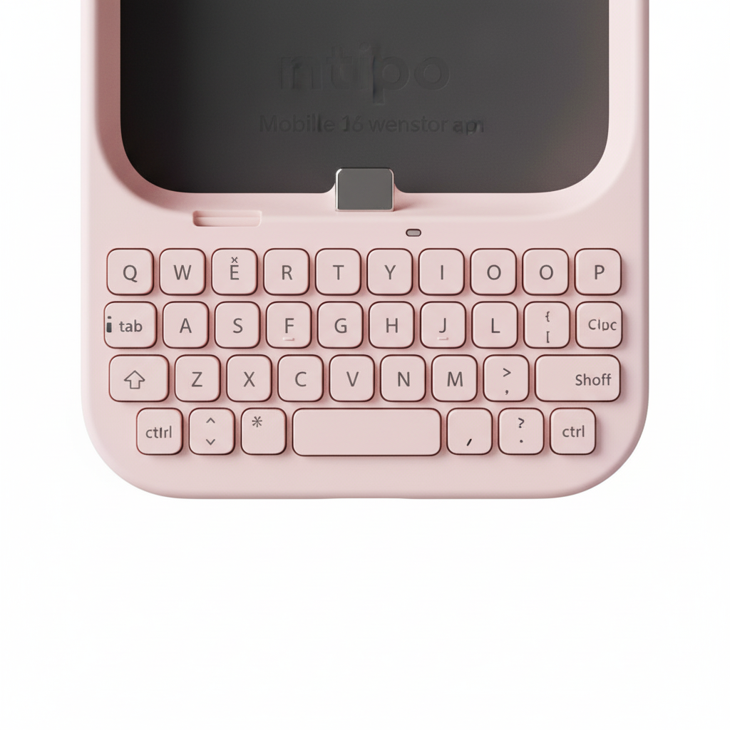 Nineties Keyboard Phone Case - For iPhone 16/17 Pro Max