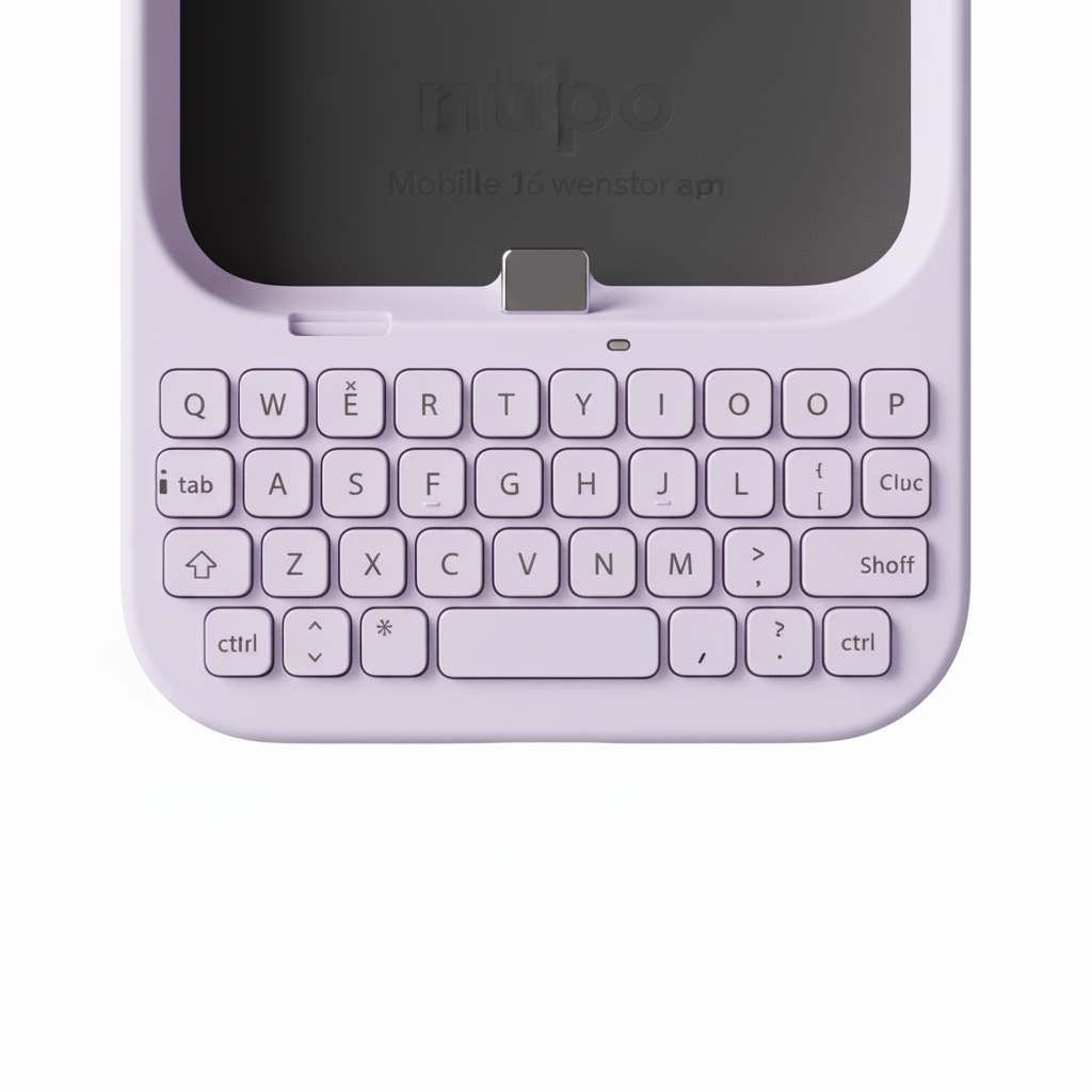 Nineties Keyboard Phone Case - For iPhone 16/17 Pro Max